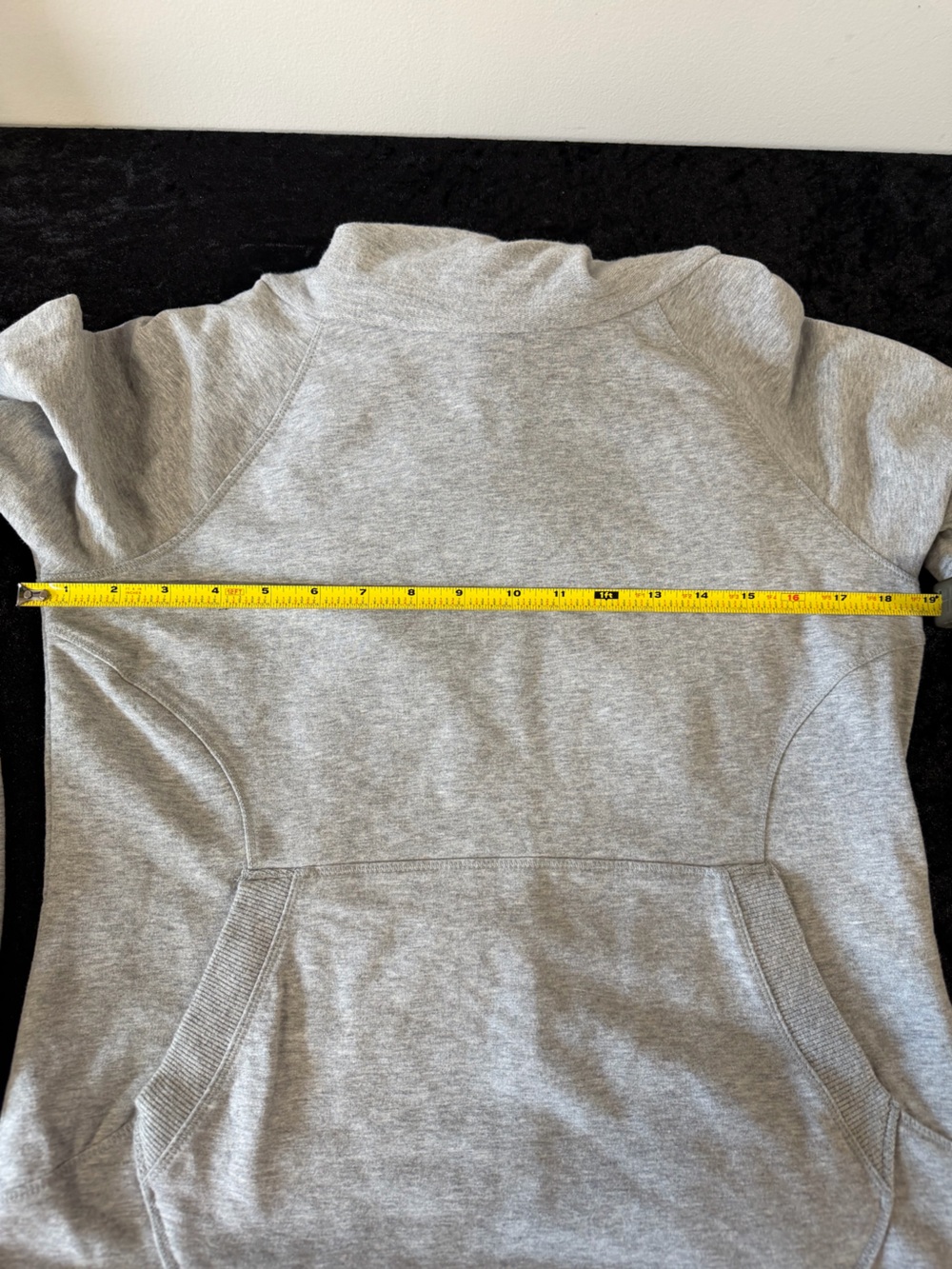 L.L.Bean Gray Cowl Neck Thumbhole Cozy Pullover Sweatshirt Size Sm Cottagecore - Picture 6 of 8